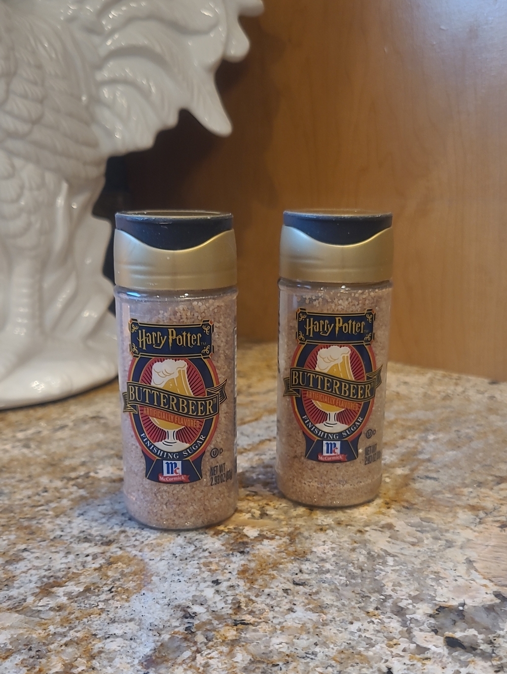Harry Potter Butterbeer Finishing Sugar Set of 2 McCormick 2.93oz